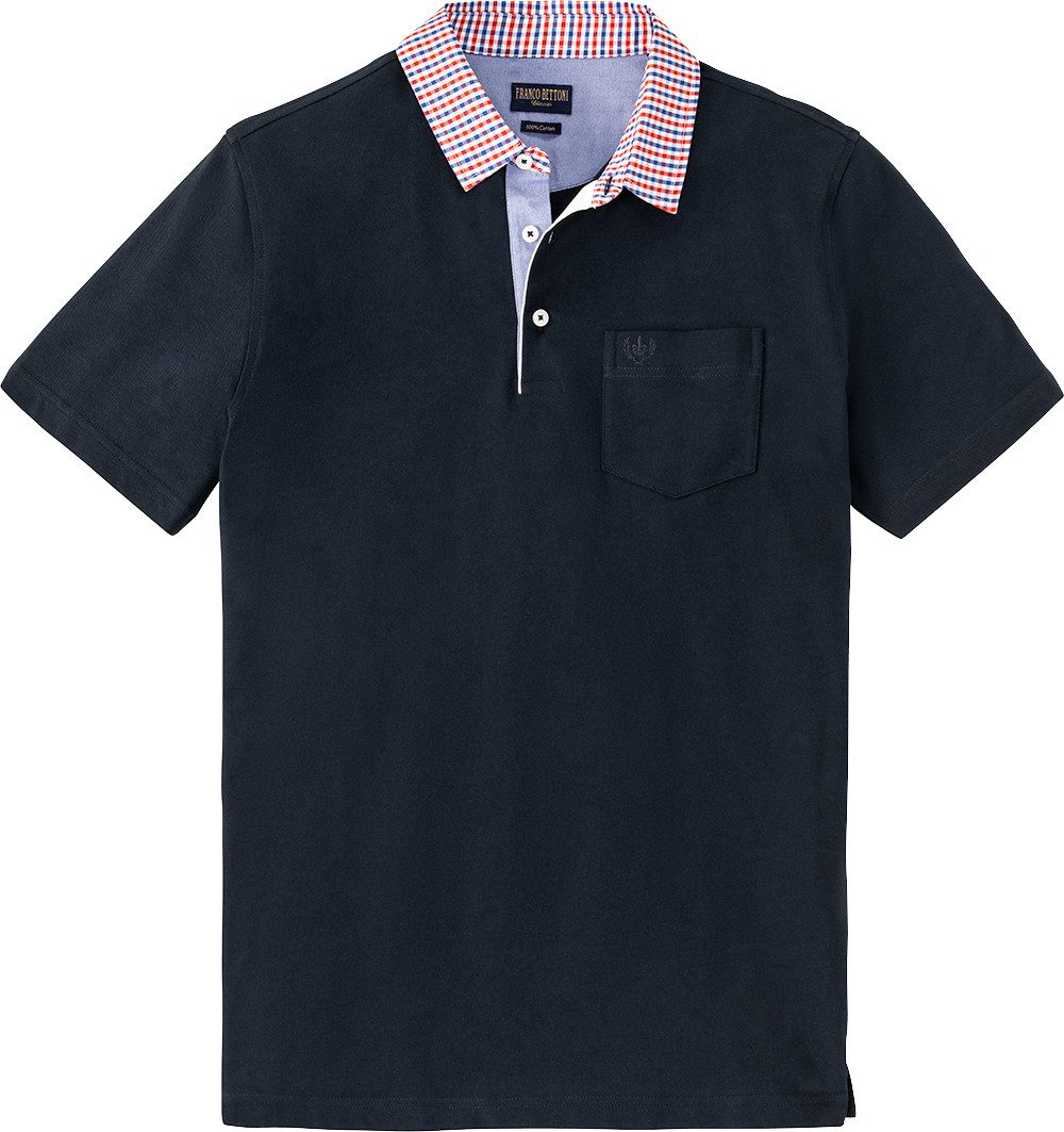 Franco Bettoni Poloshirt hohe Hautverträglichkeit durch 100% Baumwolle