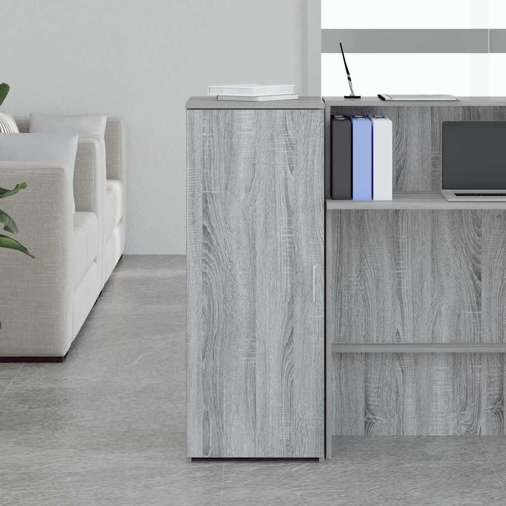 vidaXL Aktenschrank Lagerschrank Grau Sonoma 40x45x103,5 cm Holzwerkstoff (1-St)