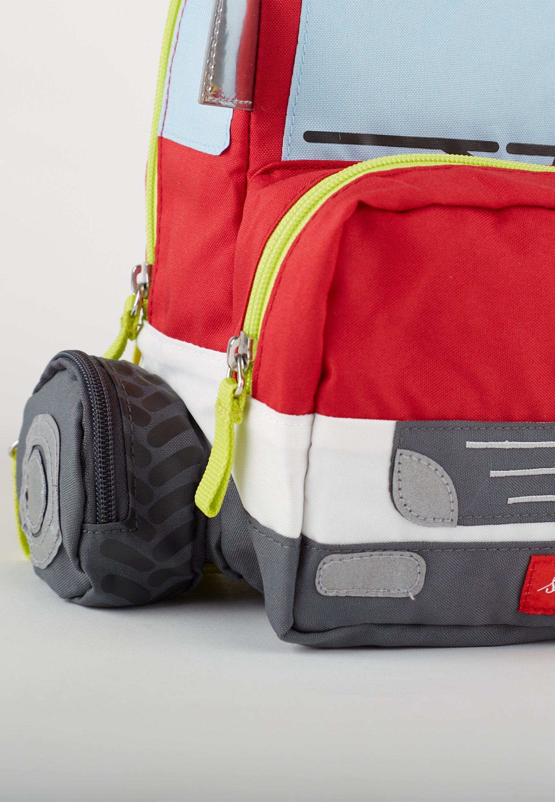 Sigikid Kinderrucksack Kinderrucksack l Fahrzeuge rot 3,6