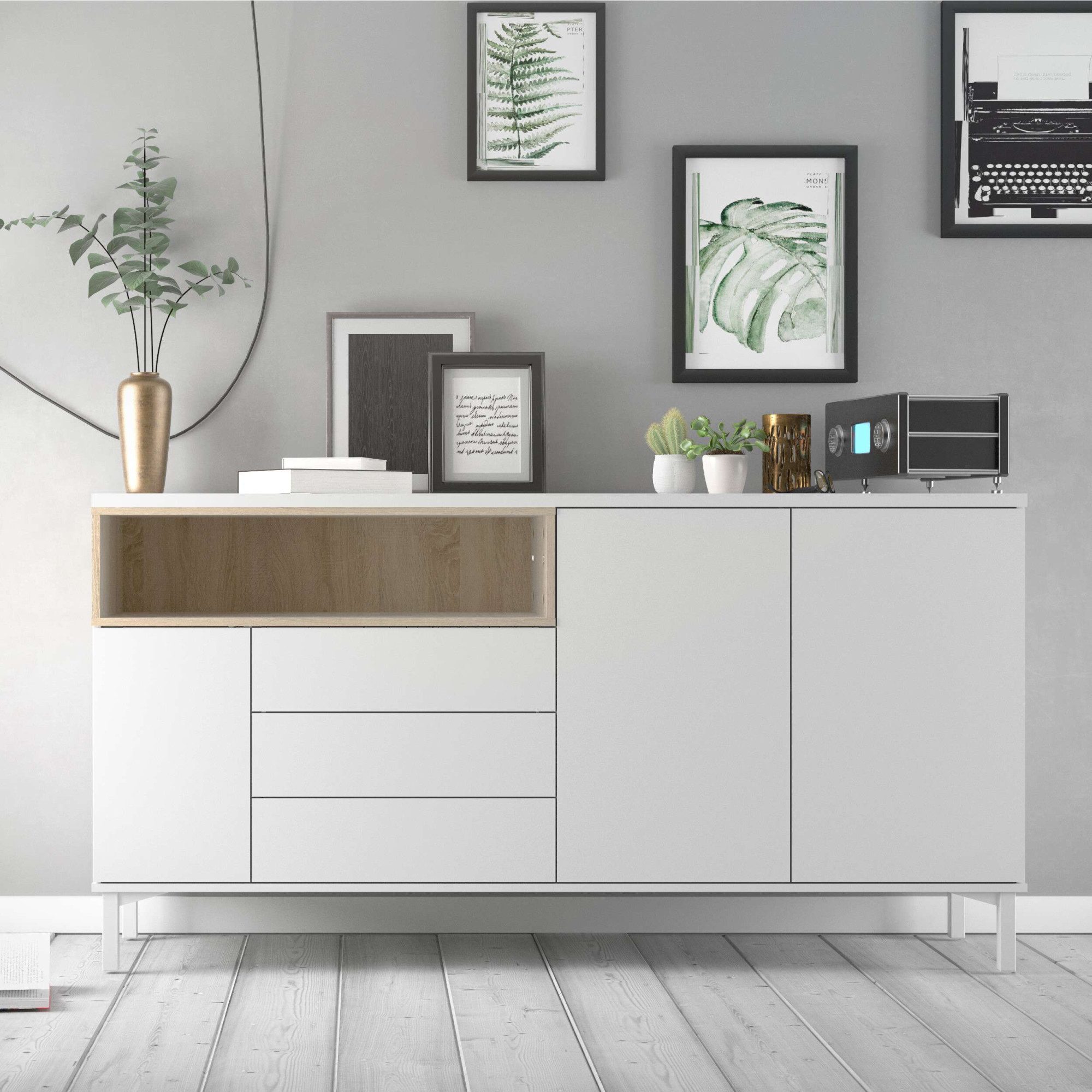 INOSIGN Sideboard Roommers, Anrichte, Kommode, Stauraum, modern, praktisch, günstig online kaufen