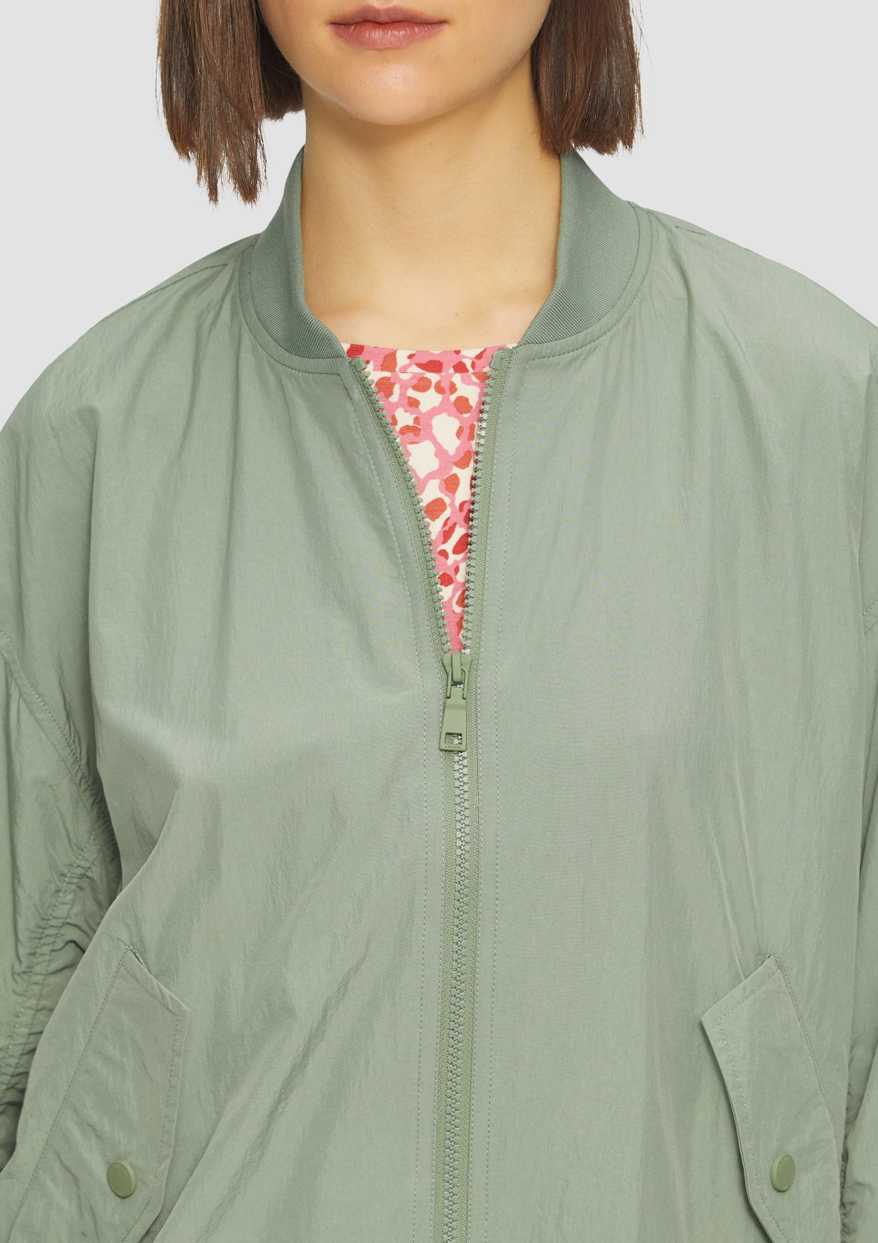 s.Oliver Funktionsjacke Leichter Nylon-Blouson im Relaxed günstig online kaufen