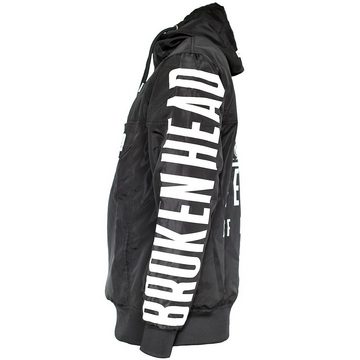 Broken Head Windbreaker Windbraker Leader Of The Pack Weiß Mit Bauchtasche