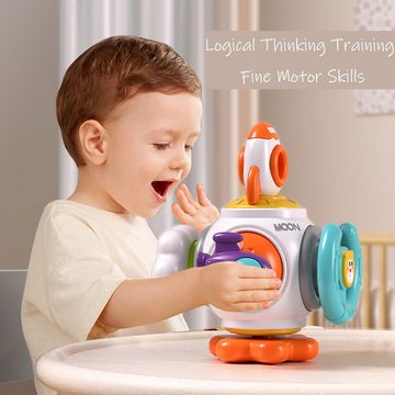 Fivejoy Stapelspielzeug Sensorisches Baby Montessori Sensorik Spielzeug 18 Monate, (Kinder Aktivitätsspielzeug Reisespielzeug für Babys, Motorikspielzeug ab 2 3 4 Jahre), Geschenk für Kleinkinder Mädchen Jungen