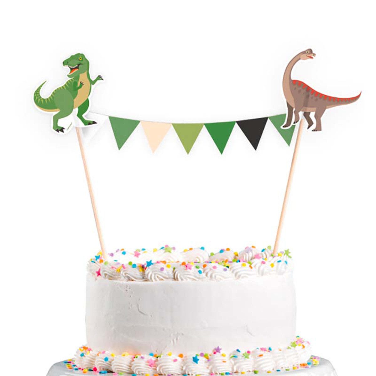 Amscan Hängedekoration 'Happy Dinosaurier', Tortendeko 15x20cm