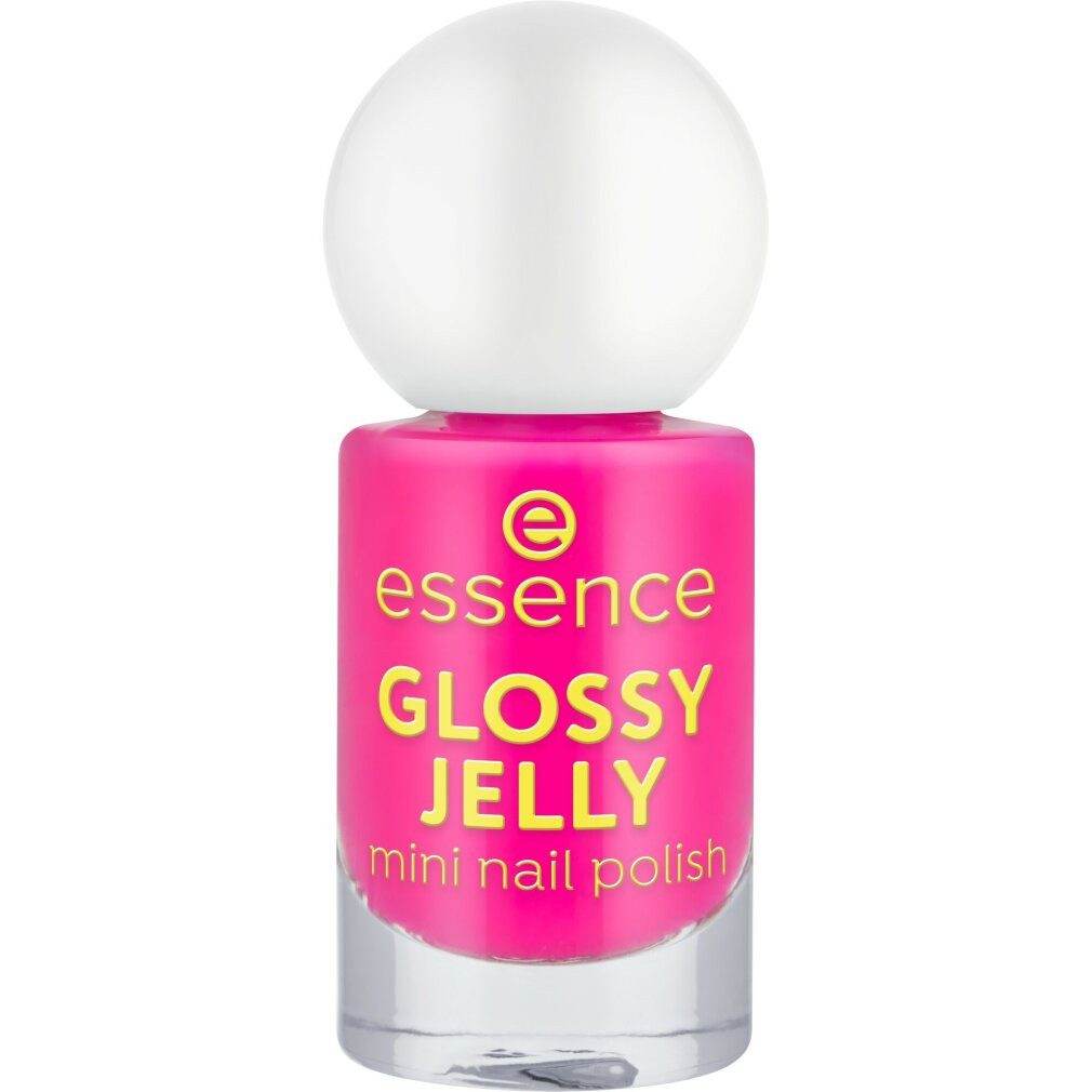 Essence Nageldesign Zubehör Mini-Nagellack, 5 ml, Farbton: 02 Glossy Jelly