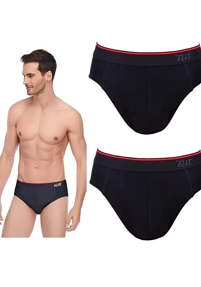 Tutku Elit Slip Herren Unterhosen Premium Slips Unterwäsche Baumwolle  Sportslips (3-St) mit Logo auf dem Taillenbund