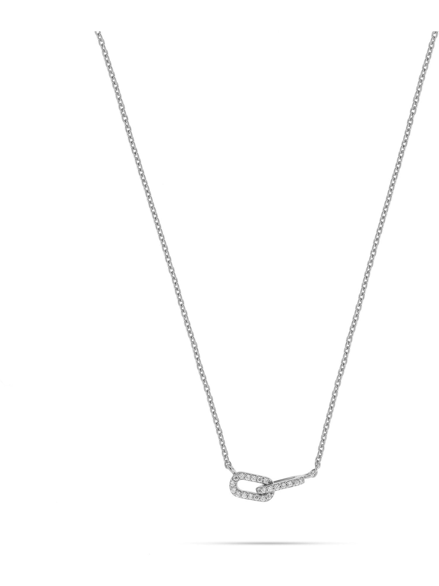 CHRIST Silberkette CHRIST Damen-Kette 925er Silber, recycelt Zirkonia