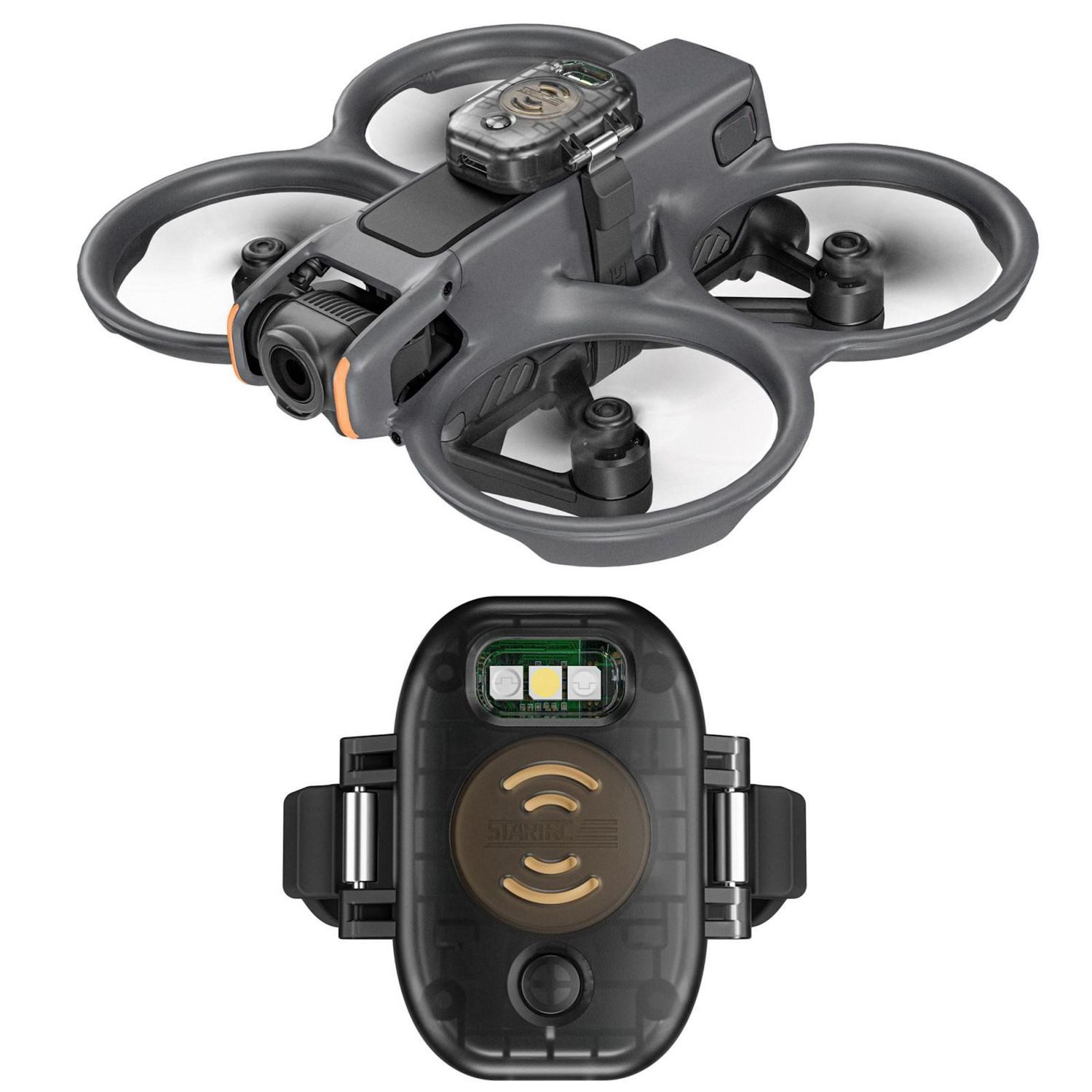 Wigento Für DJI Avata / Mavic / Air / Mini Universal V2 Drohnen-Alarm-Tracker Zubehör Drohne