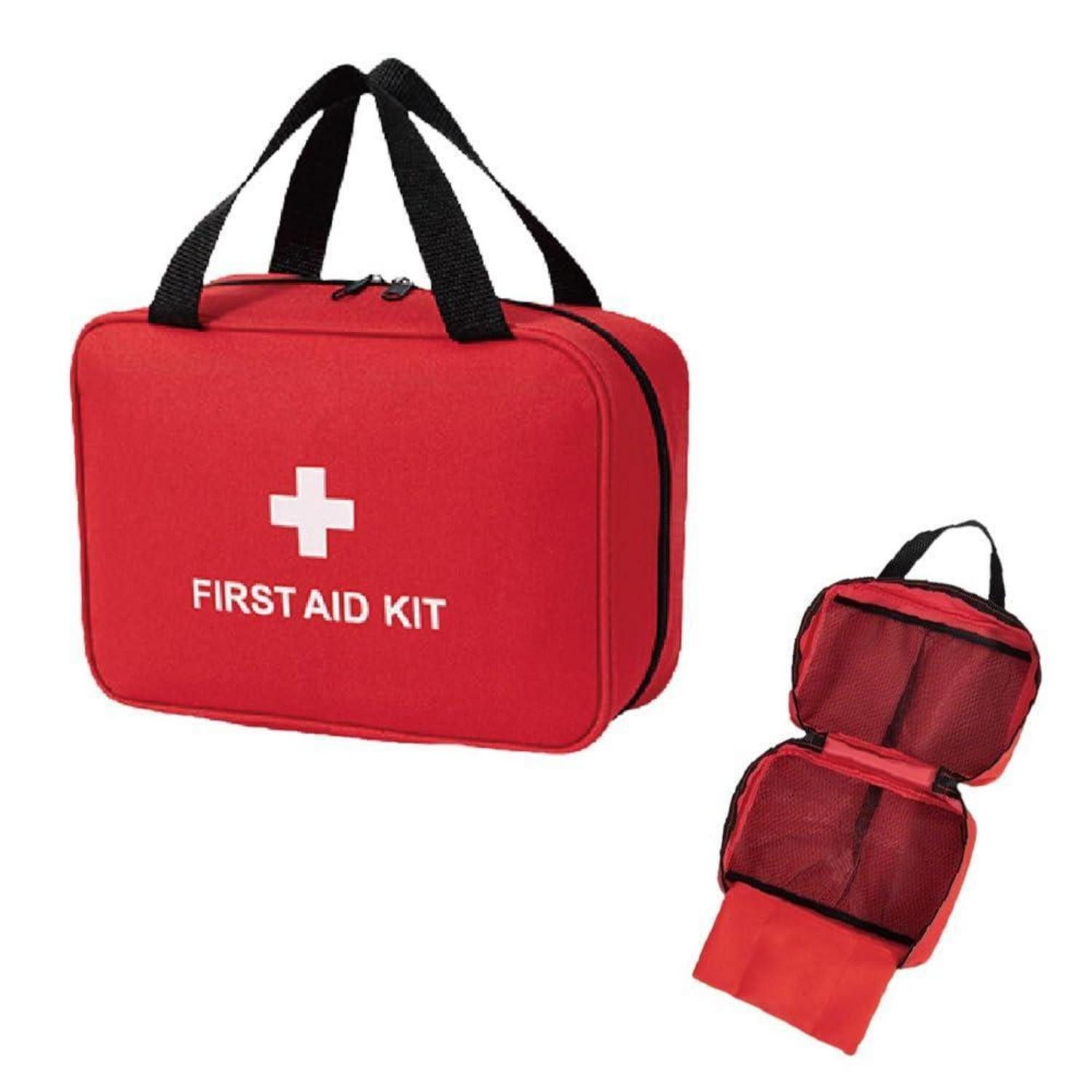 LuxusKollektion Erste-Hilfe-Set Medikamententasche Rot Handtasche Leer 24cm, (1 St)