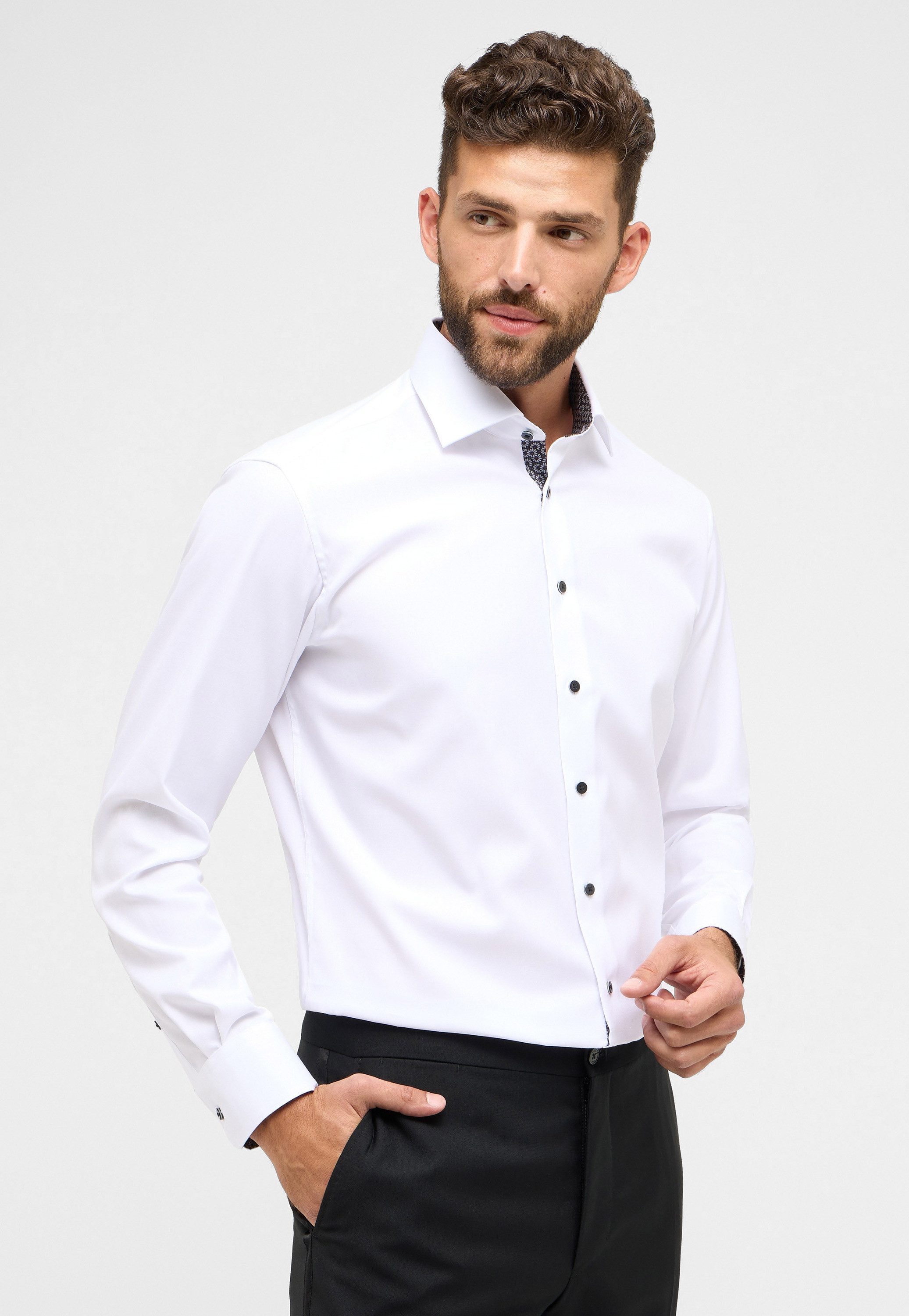 Eterna Langarmhemd MODERN FIT NON IRON (bügelfrei) günstig online kaufen