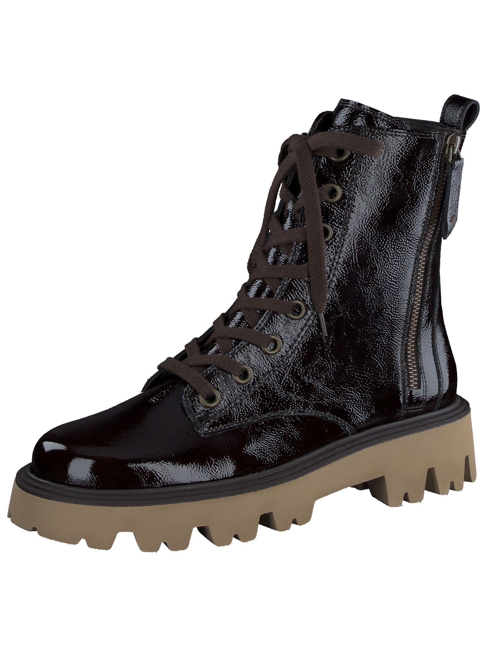 Paul Green Stiefelette Leder Schnürstiefelette