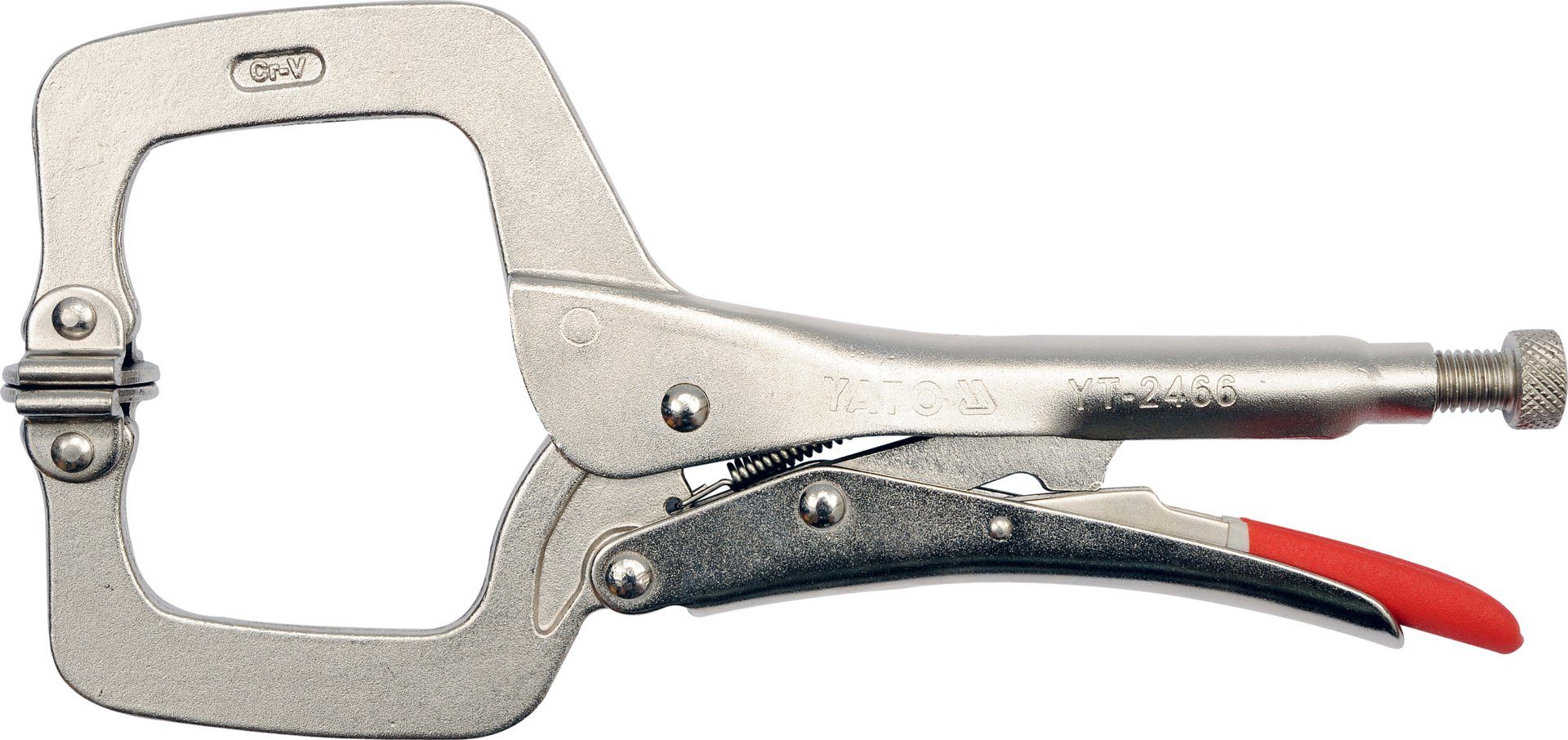 Yato Schweißbrennerhalter Schweißzange C-Form mit beweglichen Backen 280 mm, (Schweißzange C-Form mit beweglichen Backen 280 mm)