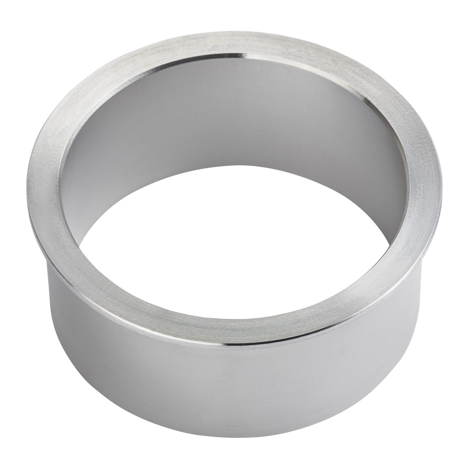 SO-TECH® Kabelkanal Kabeldurchführung Kabelring Kabeldurchlass echt Edelstahl (1-St), Einbau-Ø 12 mm / Außen-Ø 15 mm, satiniert [matt gebürstet]