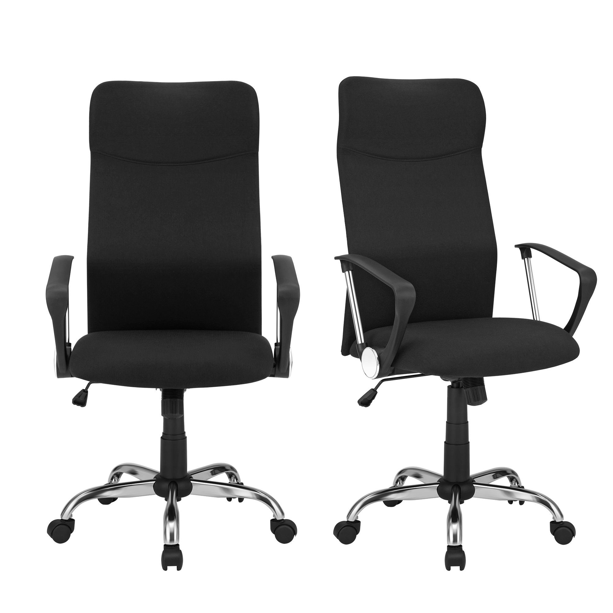 SONGMICS Bürostuhl (2 St), Atmungsaktiver Netzbezug, höhenverstellbar und n günstig online kaufen