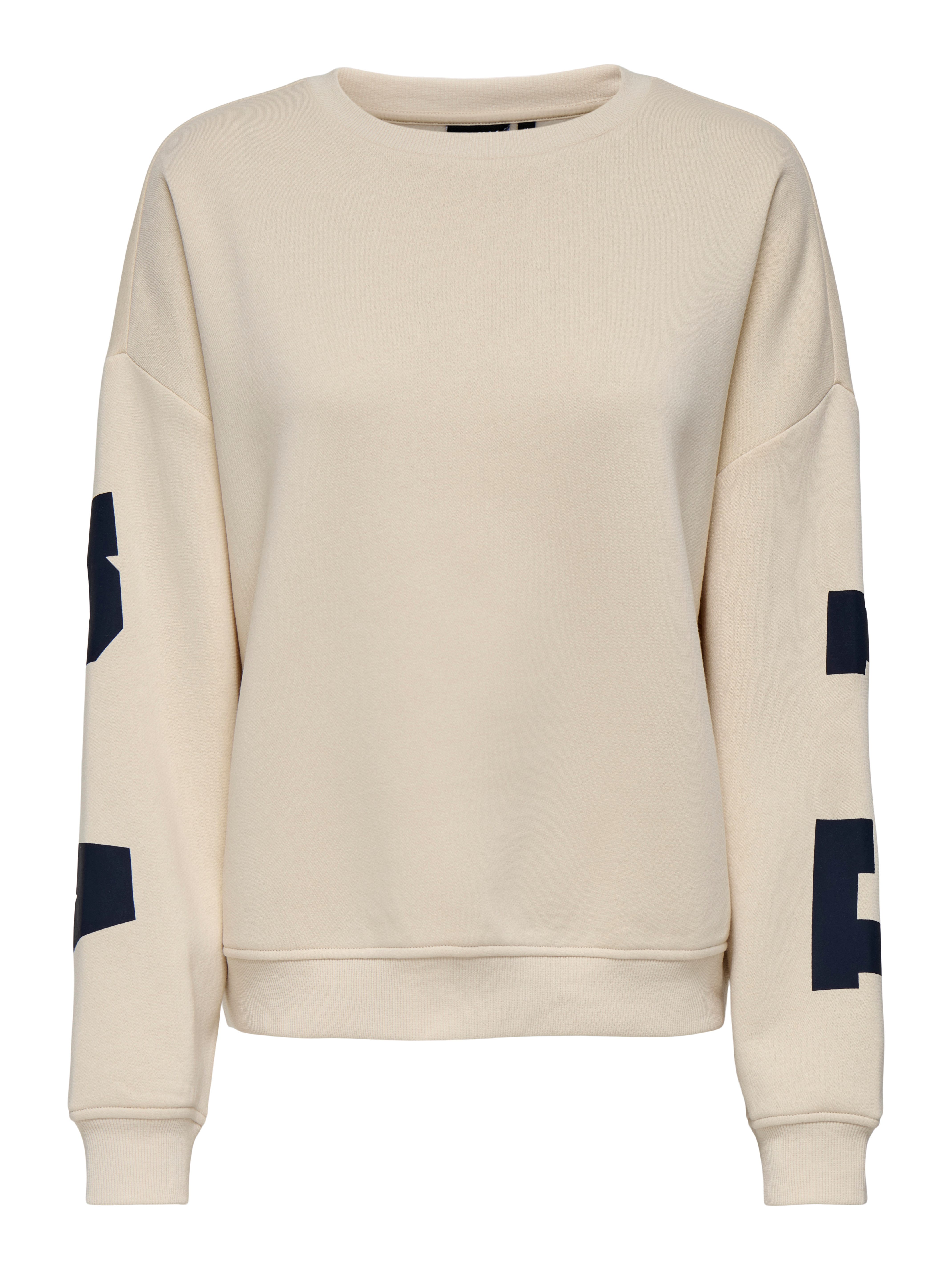 ONLY Sweatshirt ONLSWEAT L/S BACK/SLEEVE PRINT günstig online kaufen