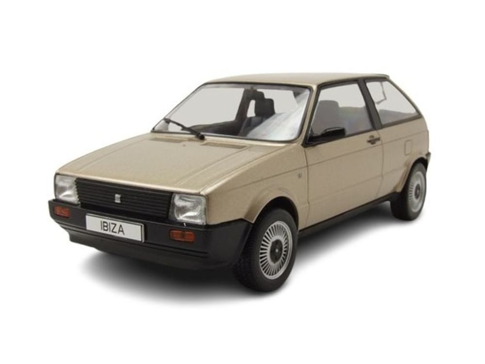 Whitebox Modellauto Seat Ibiza I 1984 beige metallic, Maßstab 1:24