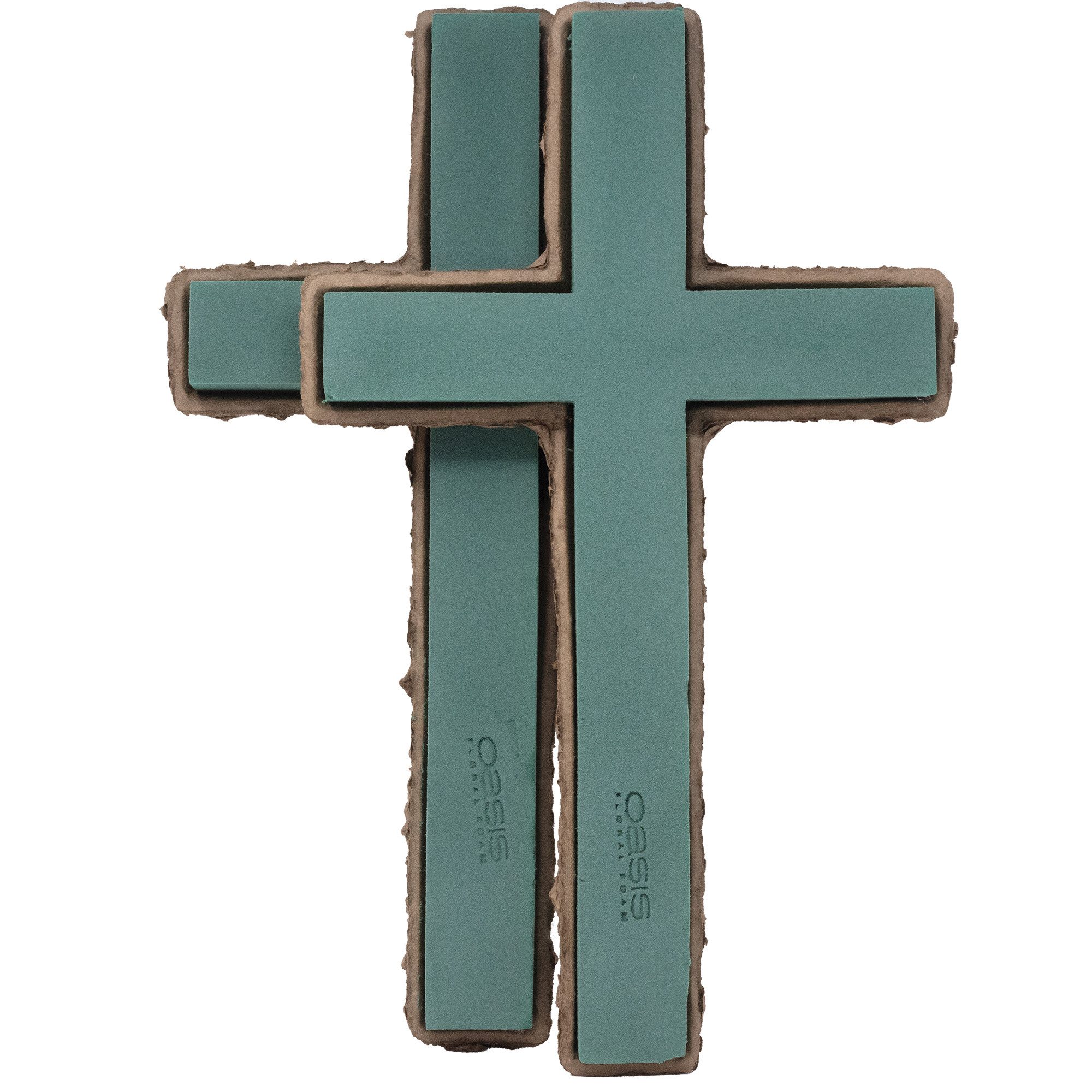 Oasis Schaumgummi OASIS® BIOLIT® Kreuz - 53 x 33 x 6cm - 2 St.