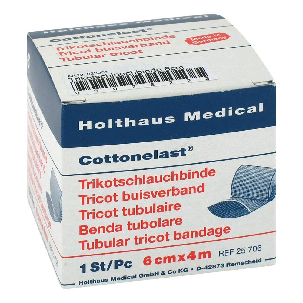 Holthaus Medical Wundpflaster Cottonelast® Trikotschlauchbinde, 6 cm x 4 m,  einzeln in