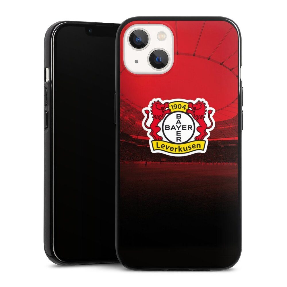 DeinDesign Handyhülle Bayer 04 Leverkusen Fußball Offizielles Lizenzprodukt, Apple iPhone 13 Silikon Hülle Bumper Case Handy Schutzhülle