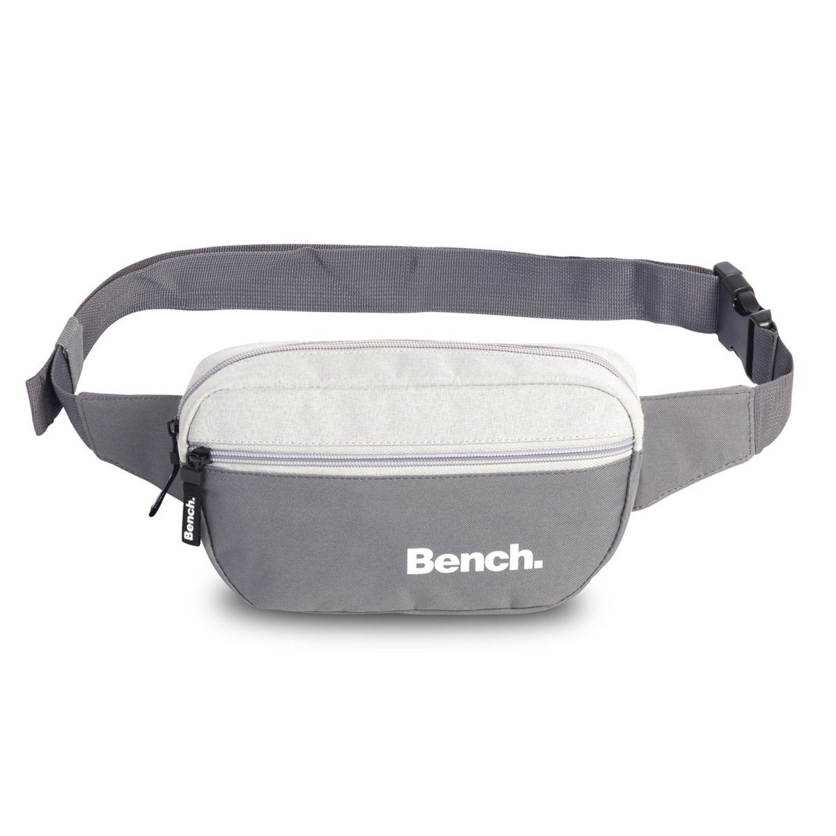 Hipsack Bauchtasche 64151 Waistbag Bauchtasche Zement/Hellgrau Gürteltasche Bench. Hüfttasche