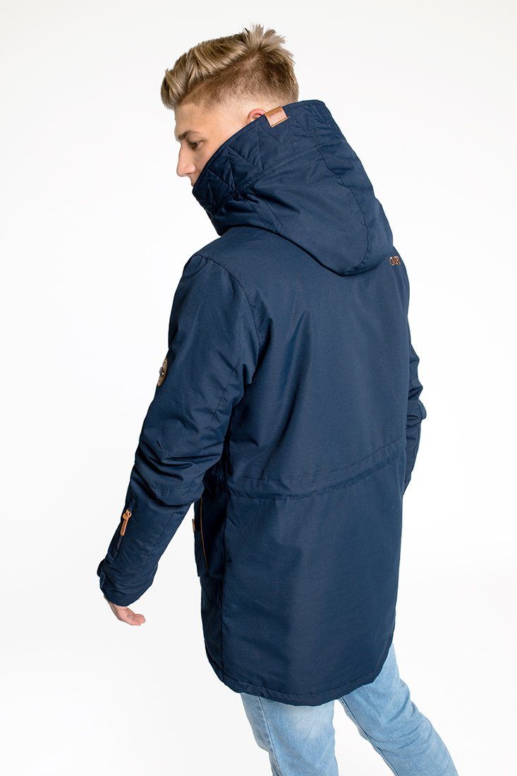 CNSRD Funktionsparka JAQUES PARKA CS MEN mit hochschließendem Kragen und Kapuze