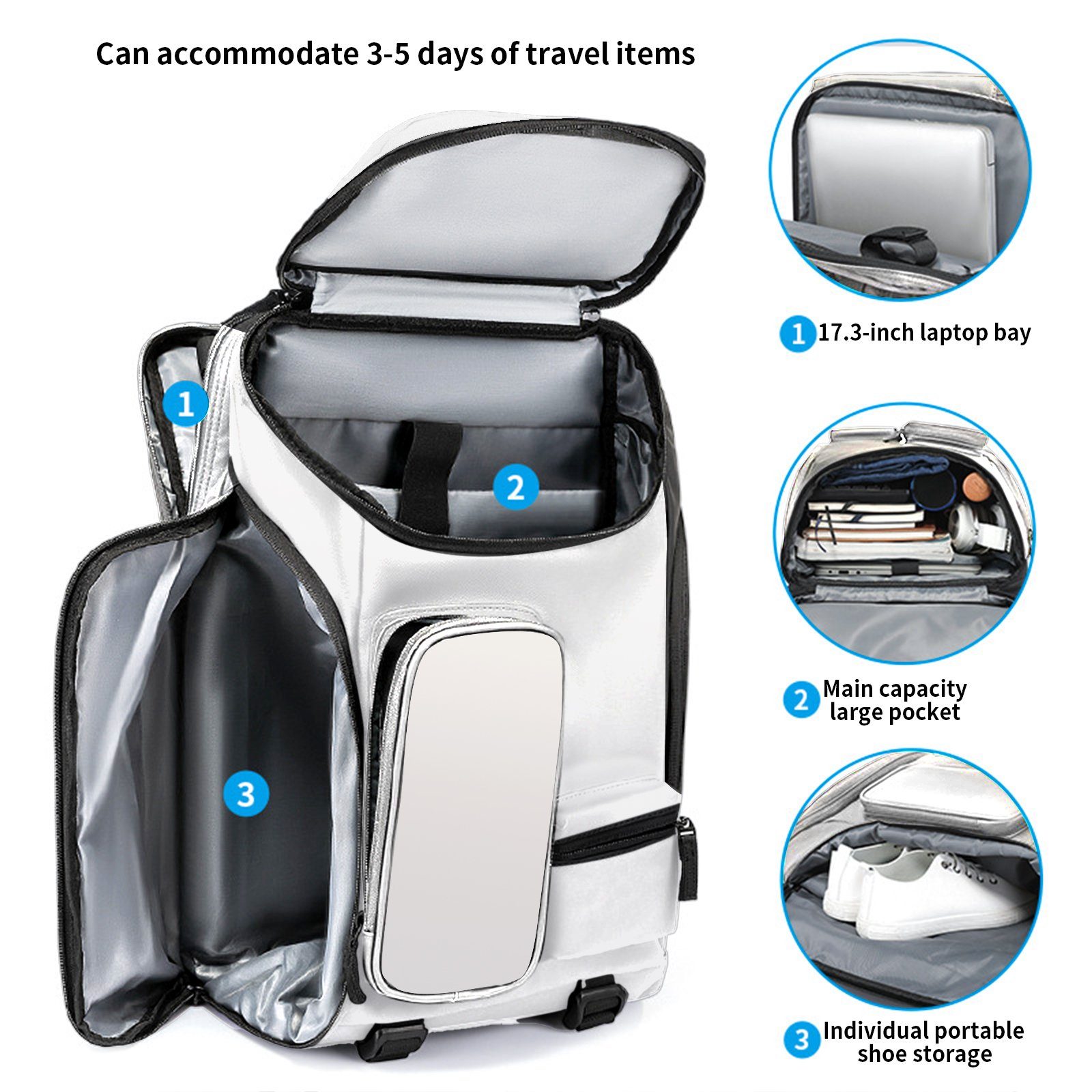 OKWISH Reiserucksack Laptoprucksack Laptop Rucksack Rucksäcke günstig online kaufen