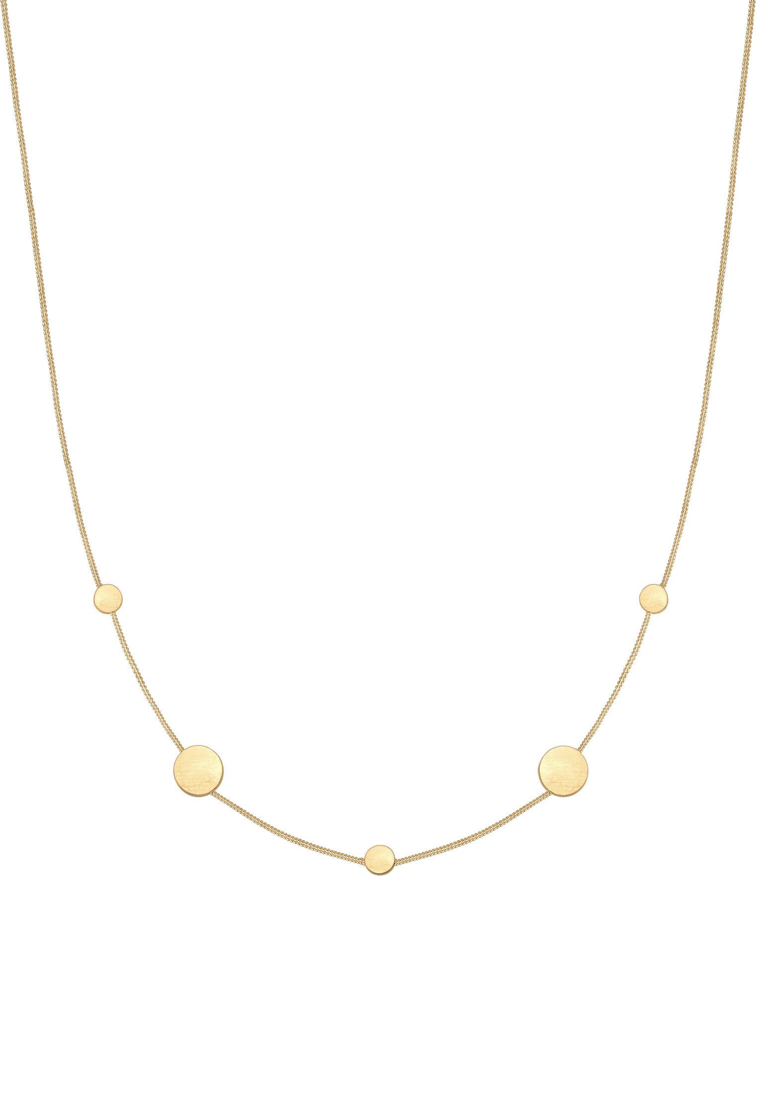 Elli Kette mit Anhänger Plättchen Matt günstig online kaufen