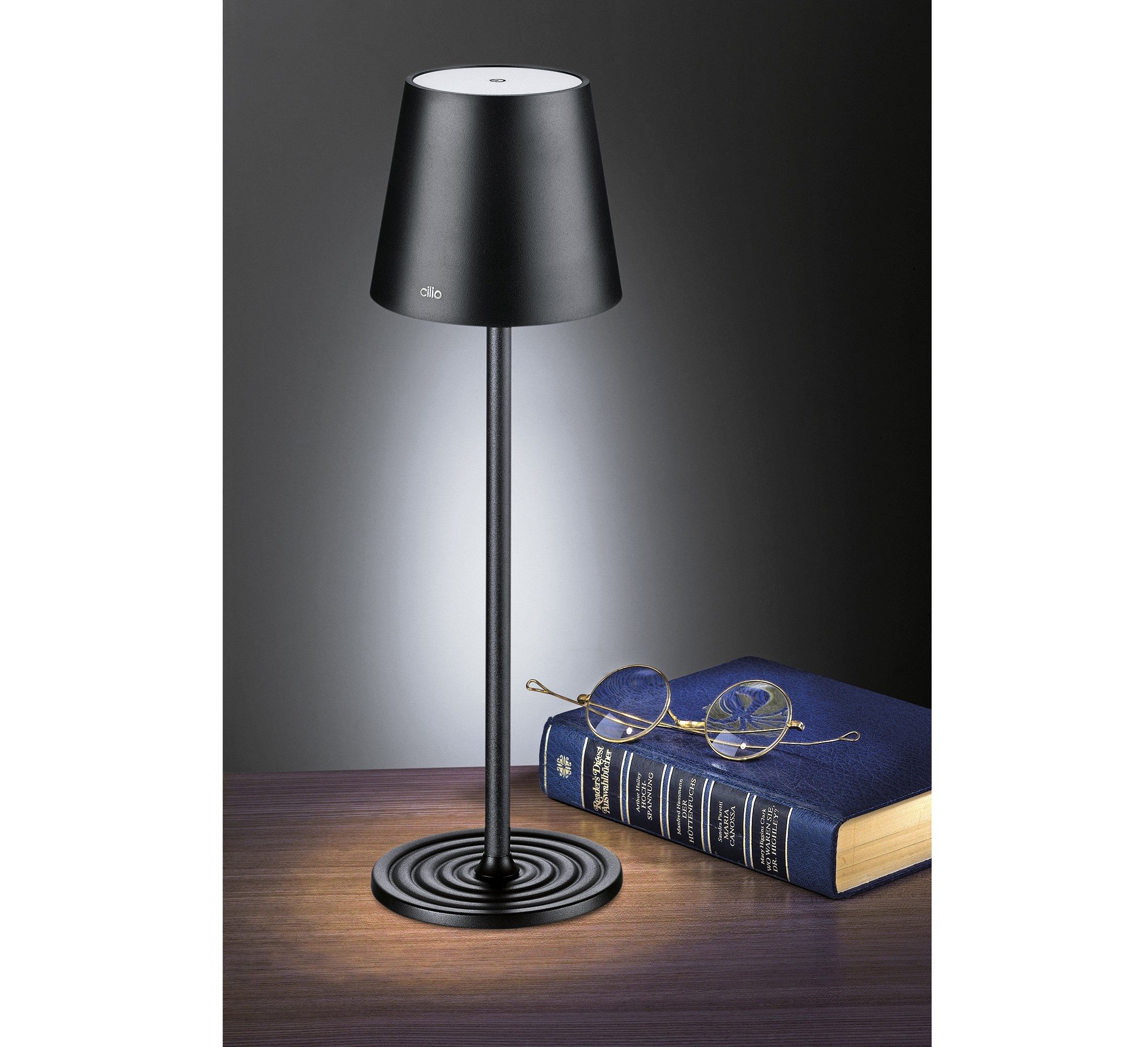 Cilio LED Tischleuchte LED Tischlampe Tischleuchte USB Lampe Akku Innen Außen cilio SOLE