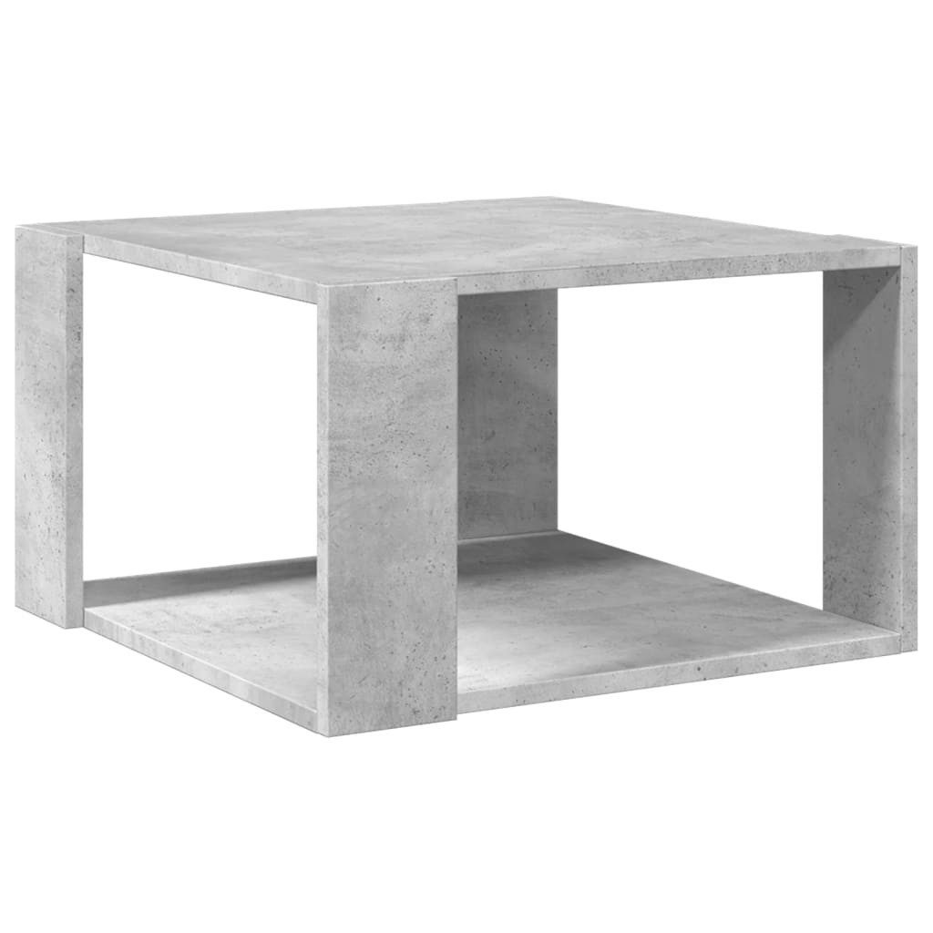 furnicato Couchtisch Betongrau 51,5x51,5x30 cm Holzwerkstoff günstig online kaufen