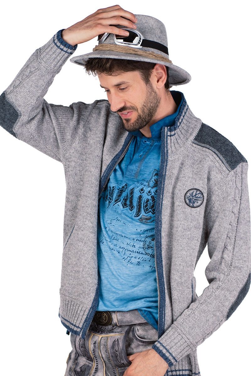 Spieth & Wensky Outdoorjacke Strickjacke Herren günstig online kaufen