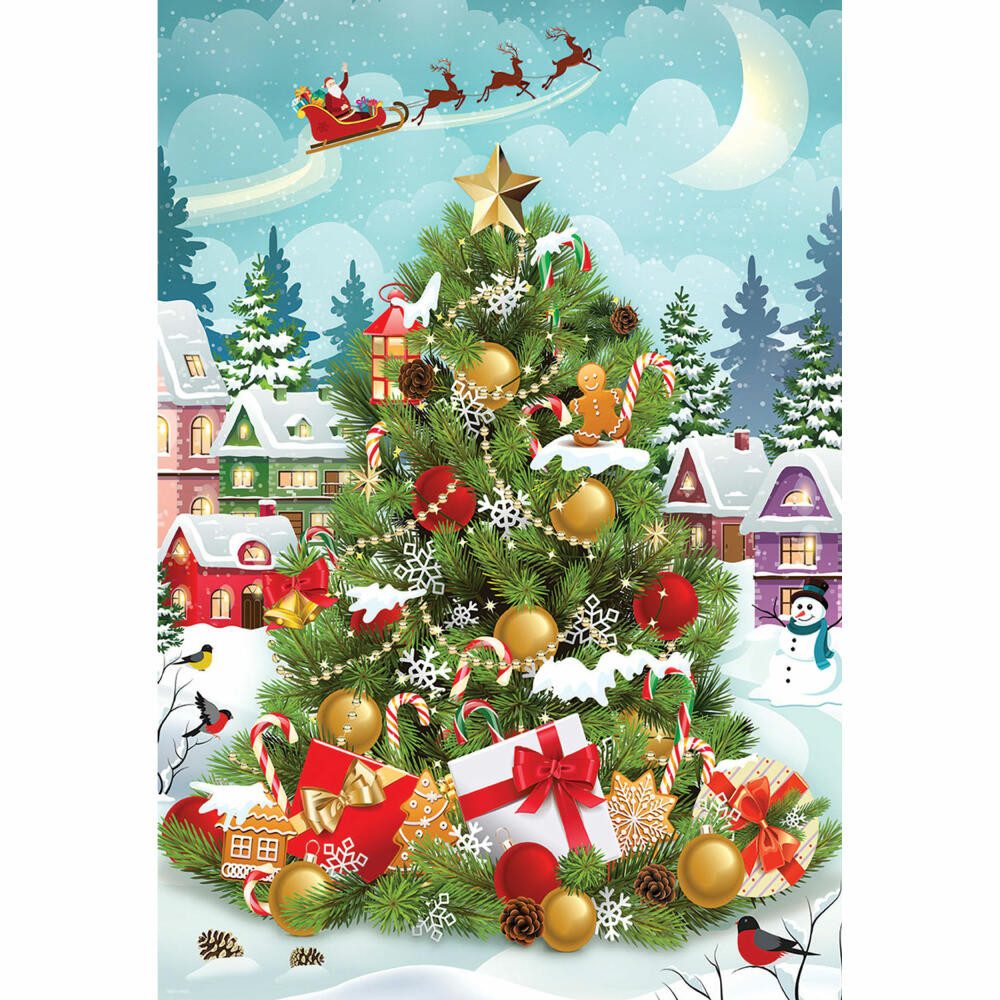 EUROGRAPHICS Puzzle Christmas Tree, 550 Puzzleteile