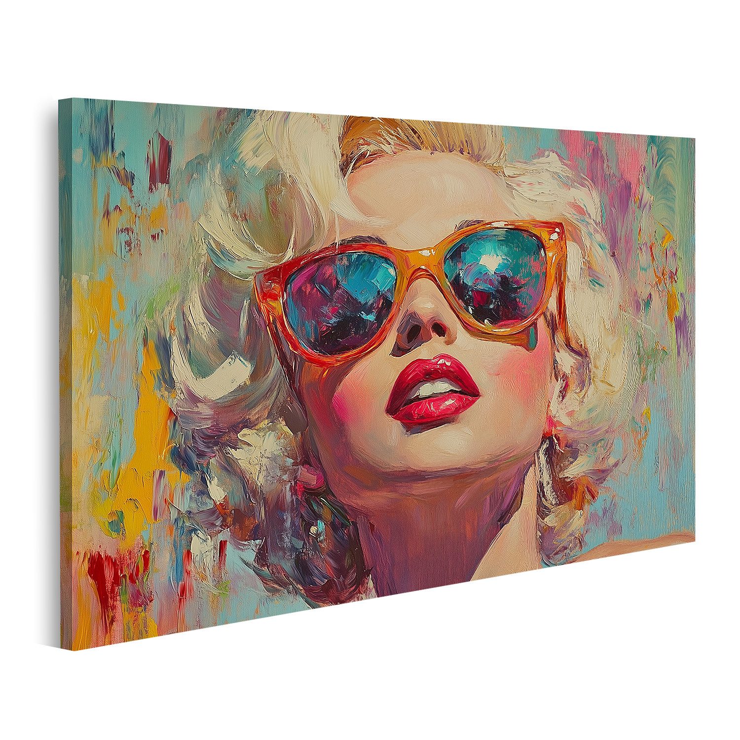 islandburner Leinwandbild, Marilyn Monroe pop Art
