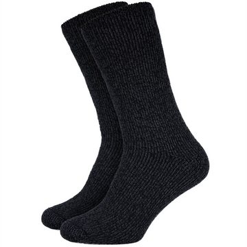 Black Snake Thermosocken Flauschige Damen OneSize Kuschelsocken (1-Paar)