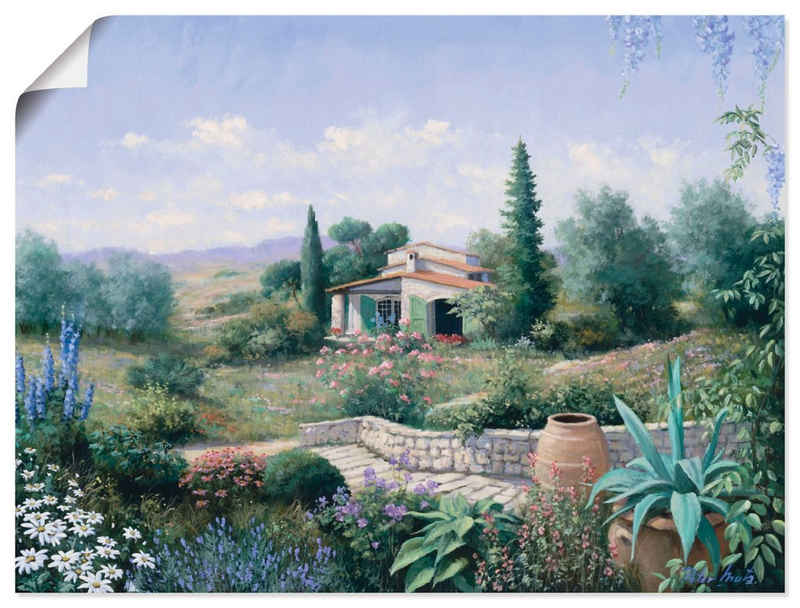 Artland Wandbild Italienischer Sommer, Vier Jahreszeiten (1 St), als Leinwandbild, Poster in verschied. Größen