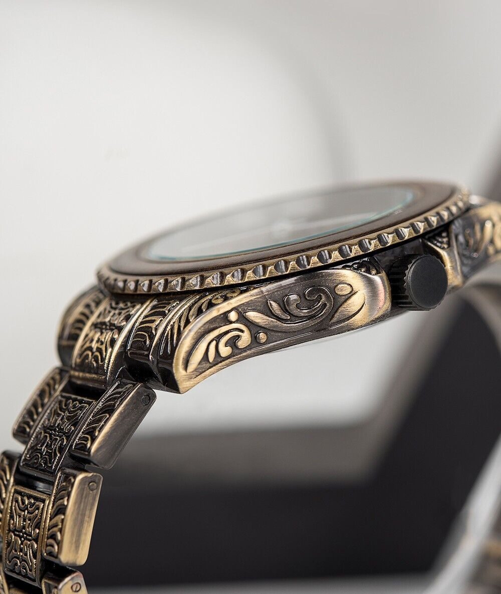 Holztick Bavaria Quarzuhr Odin ODIN, Used look Uhr im Wikinger Style aus Mo günstig online kaufen