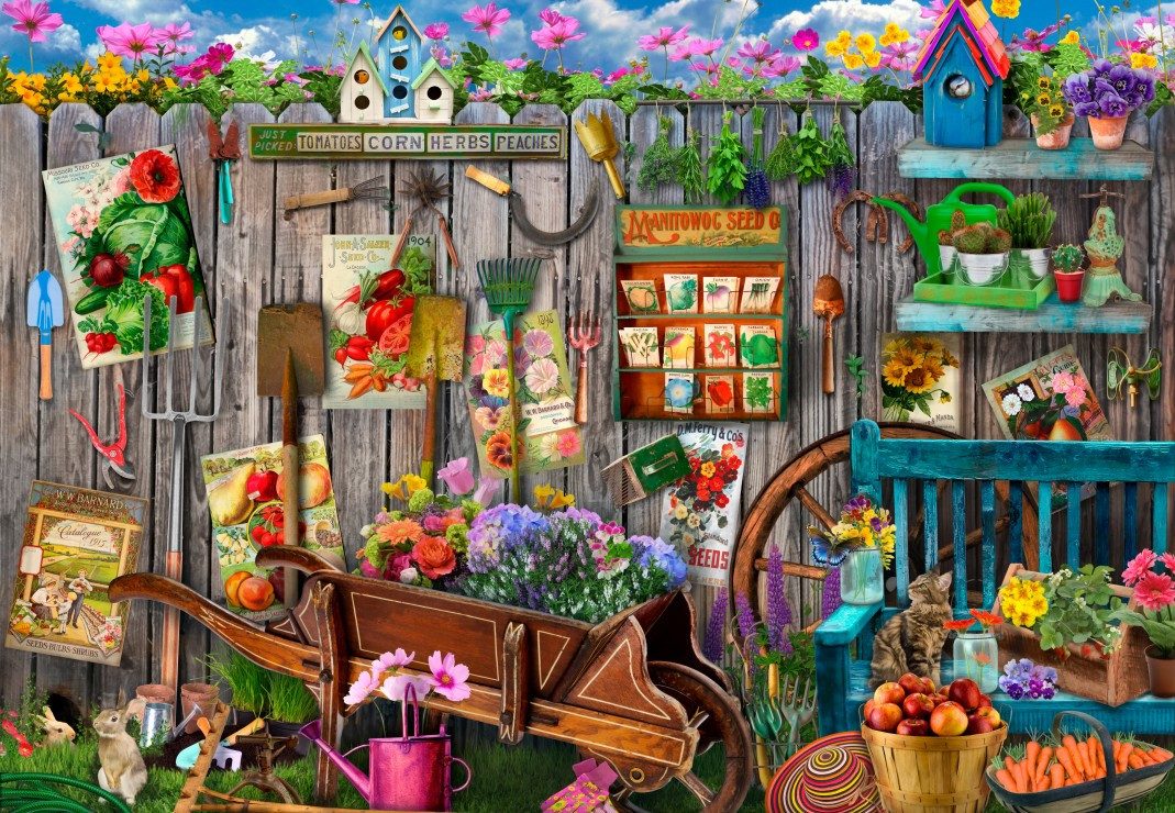 Bluebird Puzzle Puzzle Gartenzaun, Puzzleteile