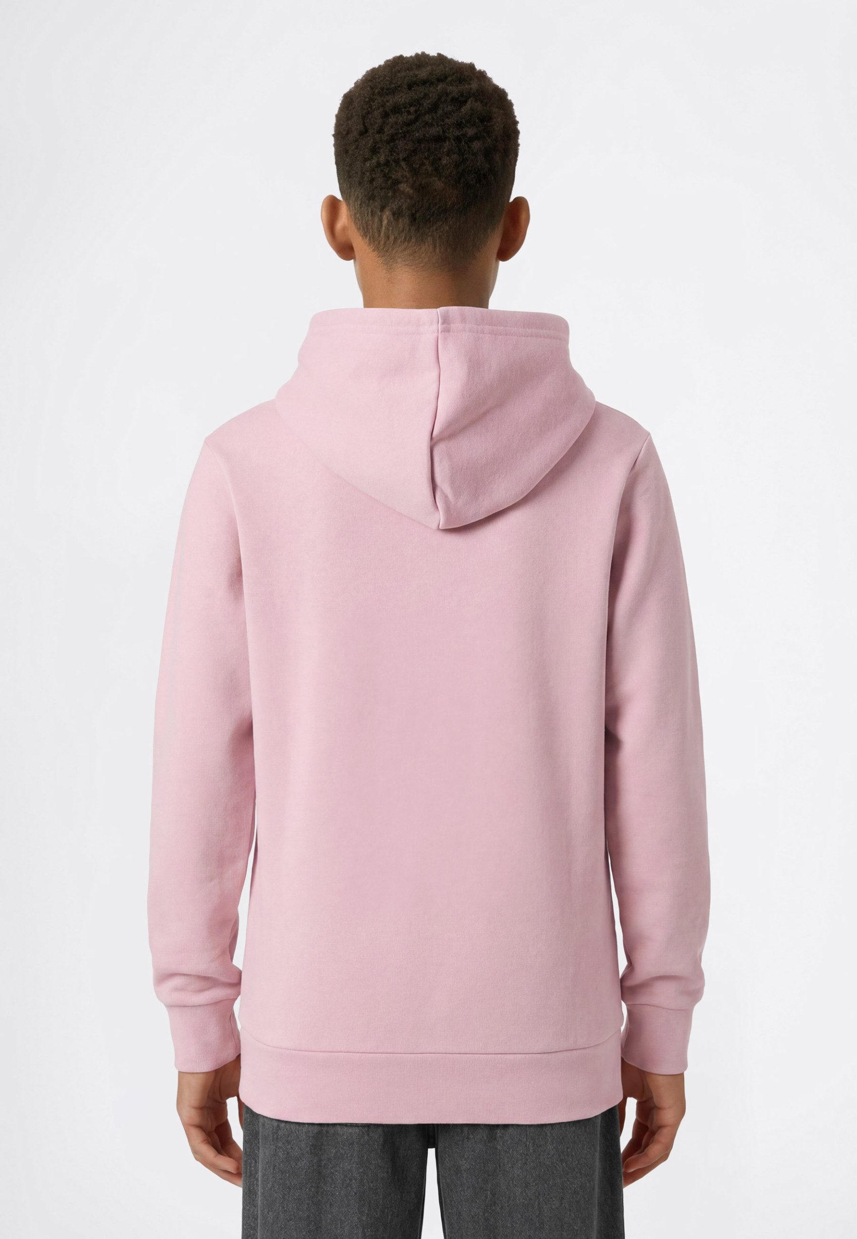 Champion Kapuzensweatshirt Kinder Kapuzen-Sweatshirt mit Script-Logo Hellgrau