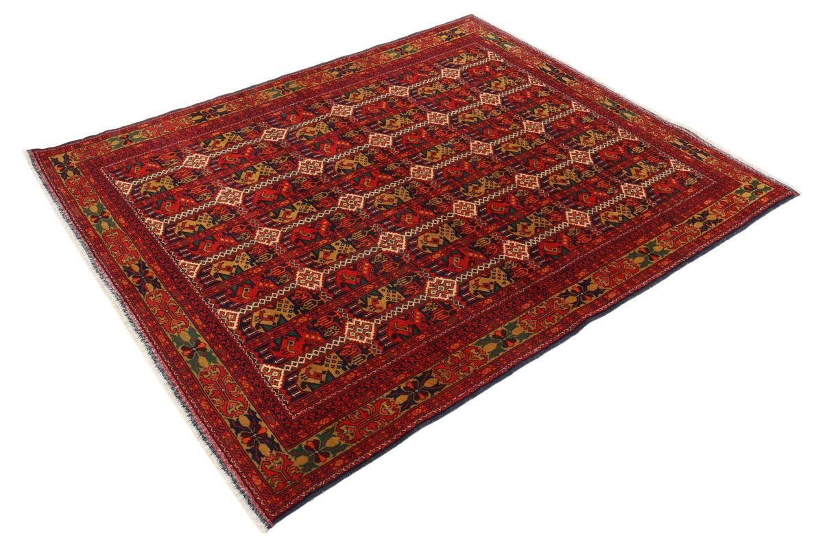 Orientteppich Afghan Mauri 149x188 Handgeknüpfter Orientteppich, Nain rechteckig, mm Trading, Höhe: 6