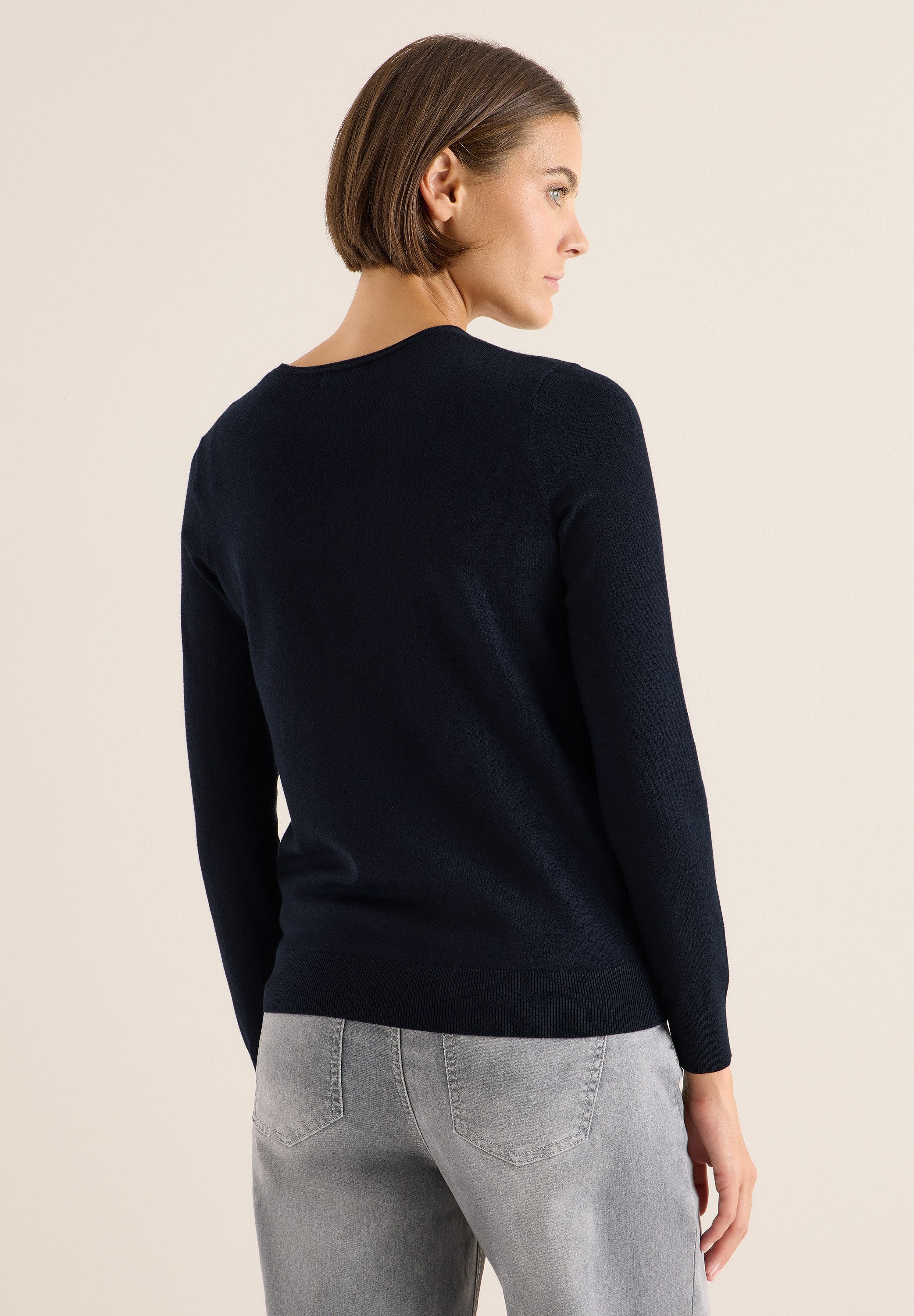 CECIL Strickpullover mit Materialmix günstig online kaufen