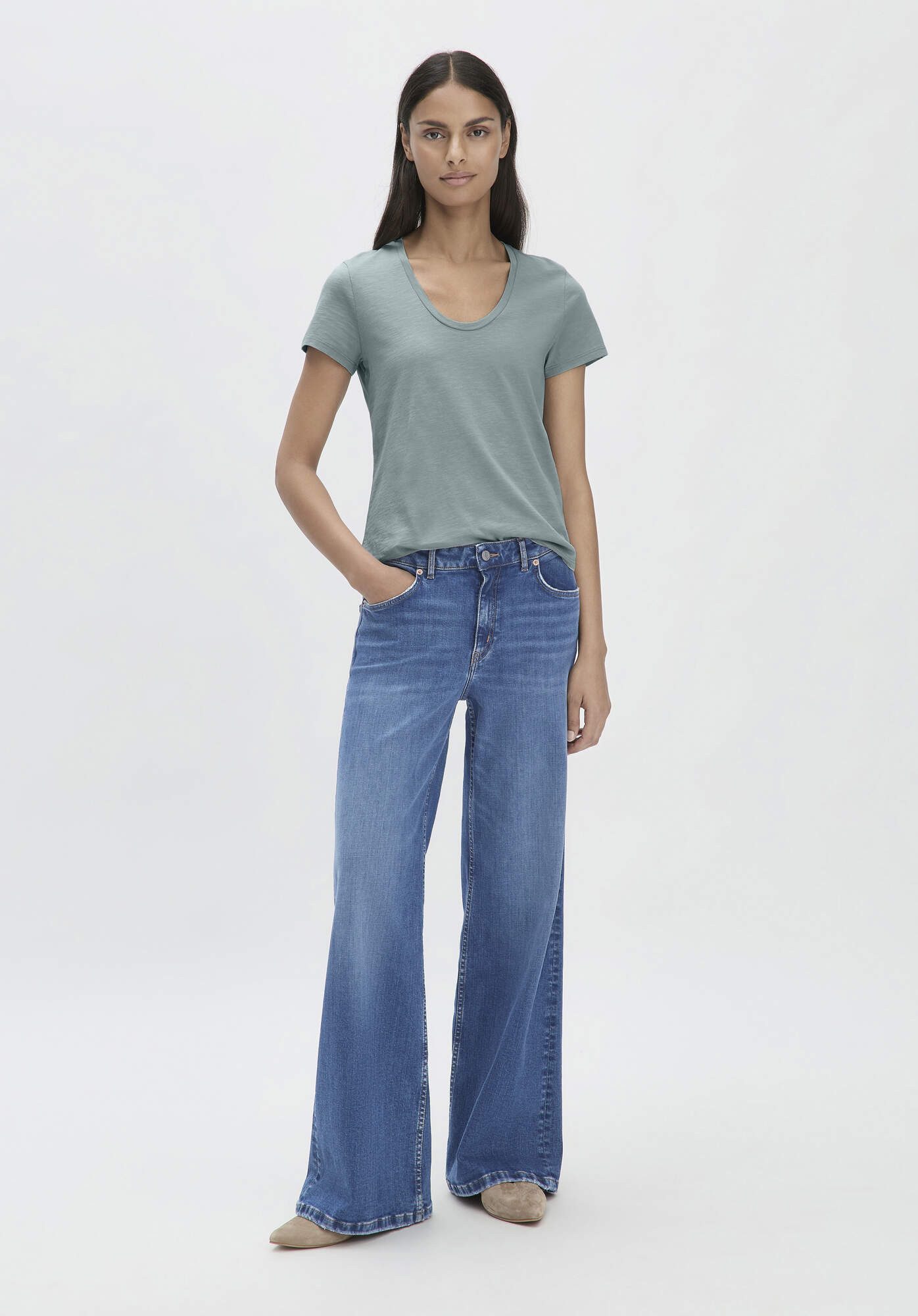 Hessnatur T-Shirt Regular aus reiner Bio-Baumwolle (1-tlg)