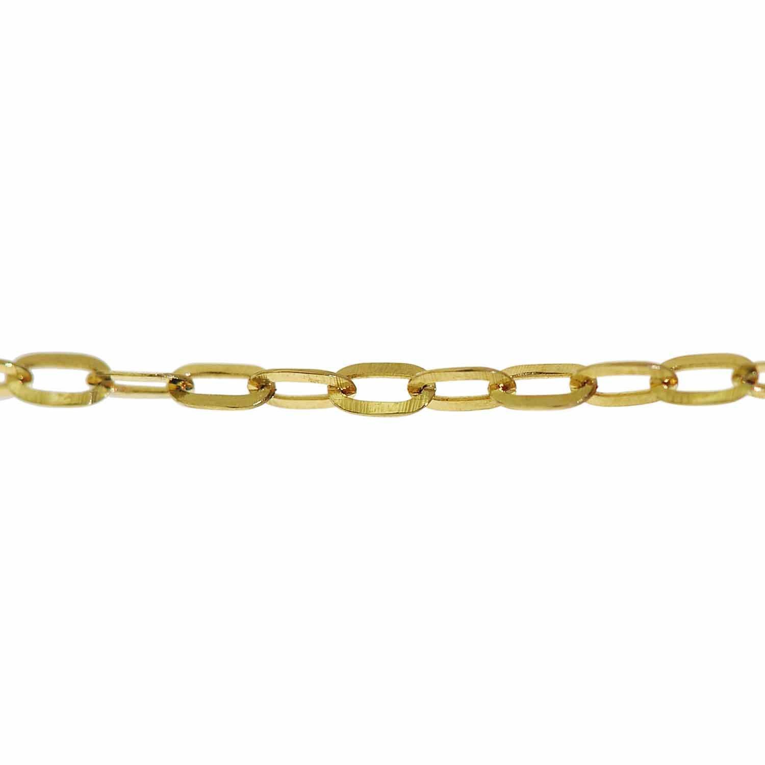trendor Panzerkette für Anhänger Gold 333 / 8K Flach-Kette 1,1 mm günstig online kaufen