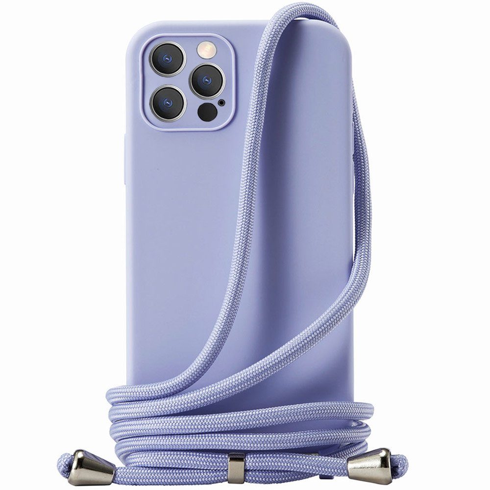 FITSU Handykette Handyhülle mit Band für iPhone 12 Pro Handykette 6,1 Zoll, Handyhülle zum Umhängen Handyband Handyhülle mit Band Handykette