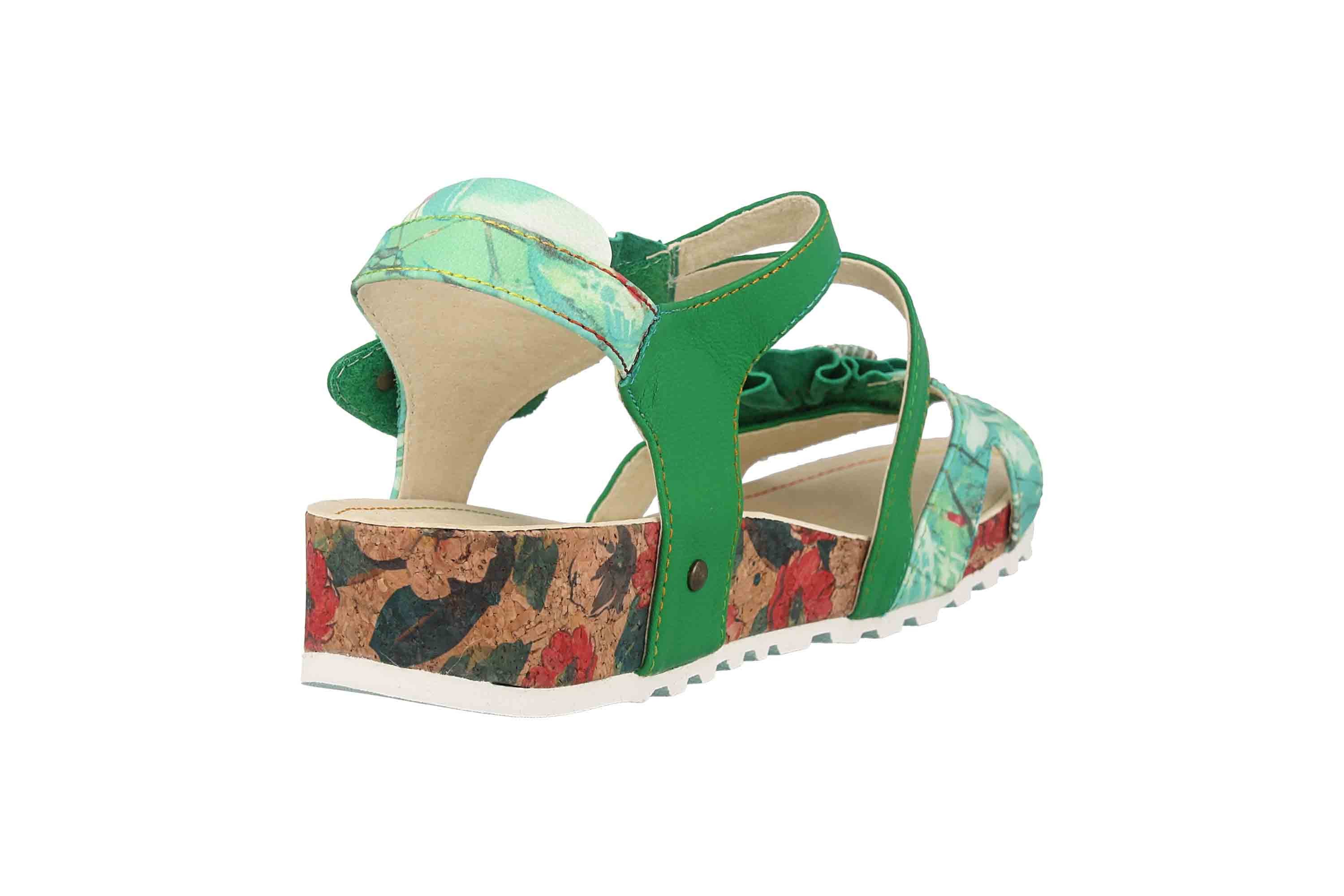 LAURA VITA BRCYANO 68 Vert Sandale