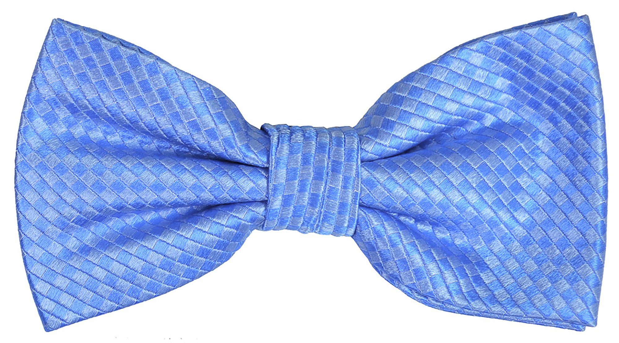 Fliege Herren Schleife modern elegant uni einfarbig kariert