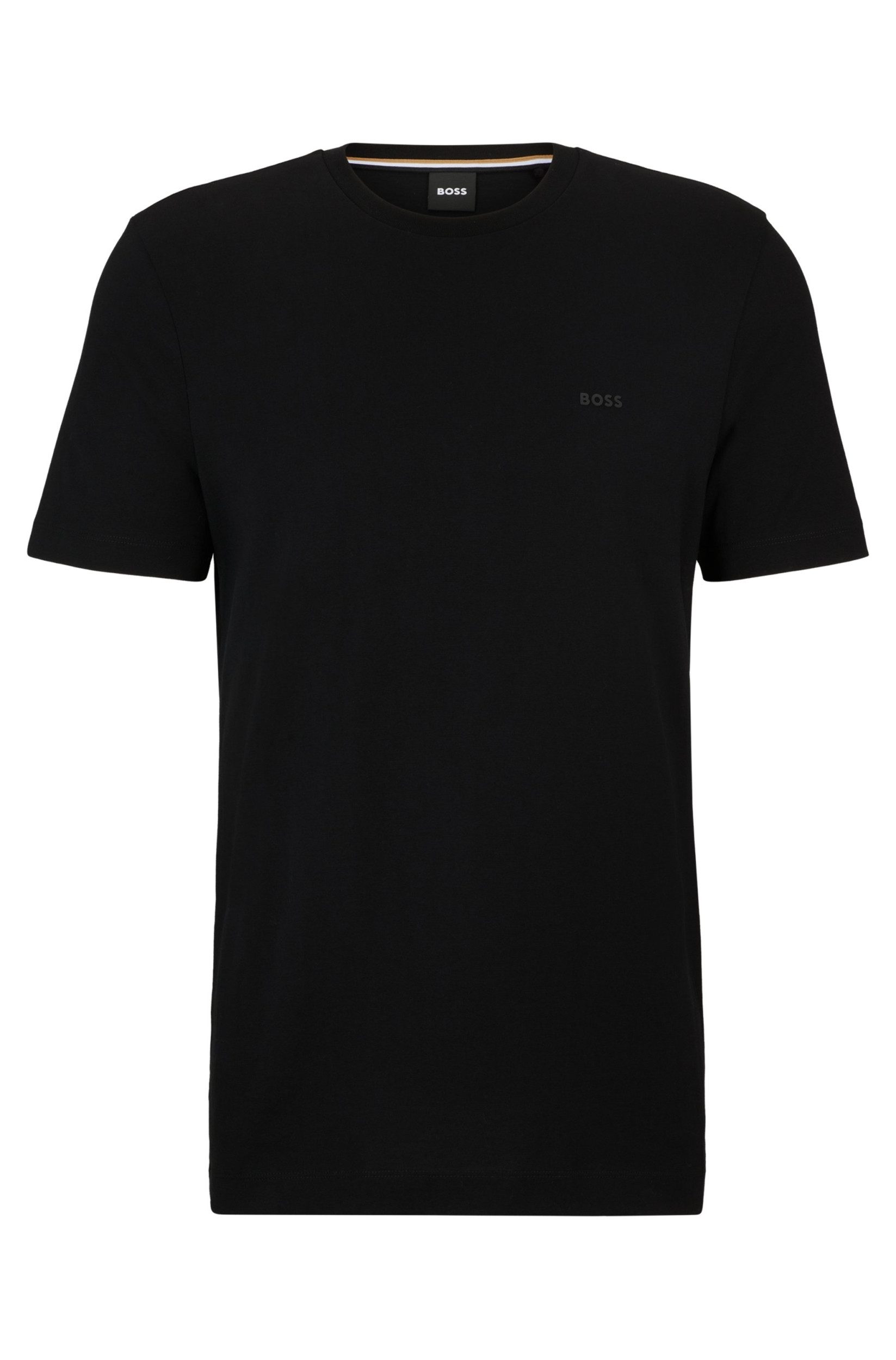 BOSS T-Shirt T-Shirt mit gummiertem Logo-Print günstig online kaufen
