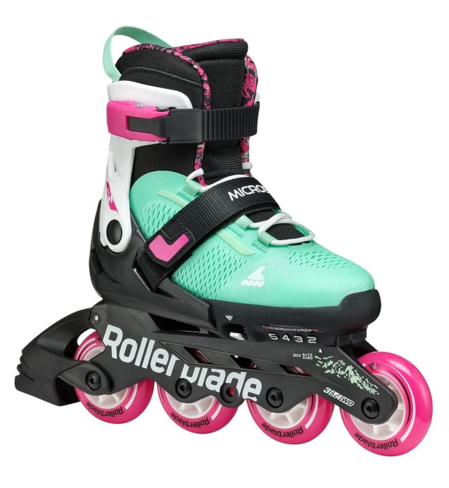 ROLLERBLADE Роликовые коньки Microblade XT (Rollen: 72mm/80A, Kugellager: SG5) schwarz/mint/pink