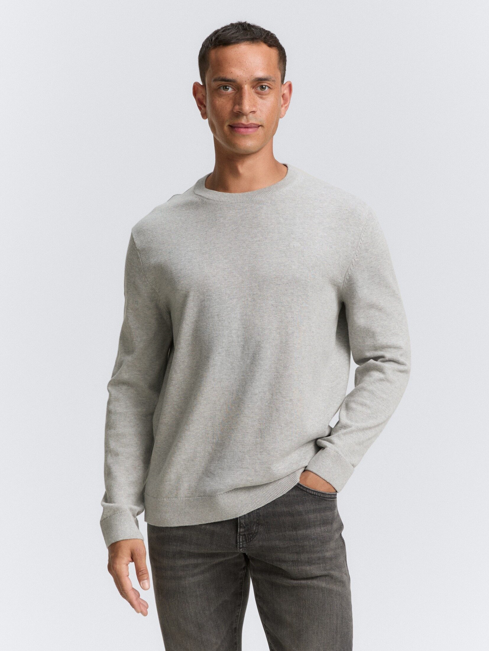 TOM TAILOR Strickpullover Pullover & Strickjacken Basic Strickpullover aus günstig online kaufen
