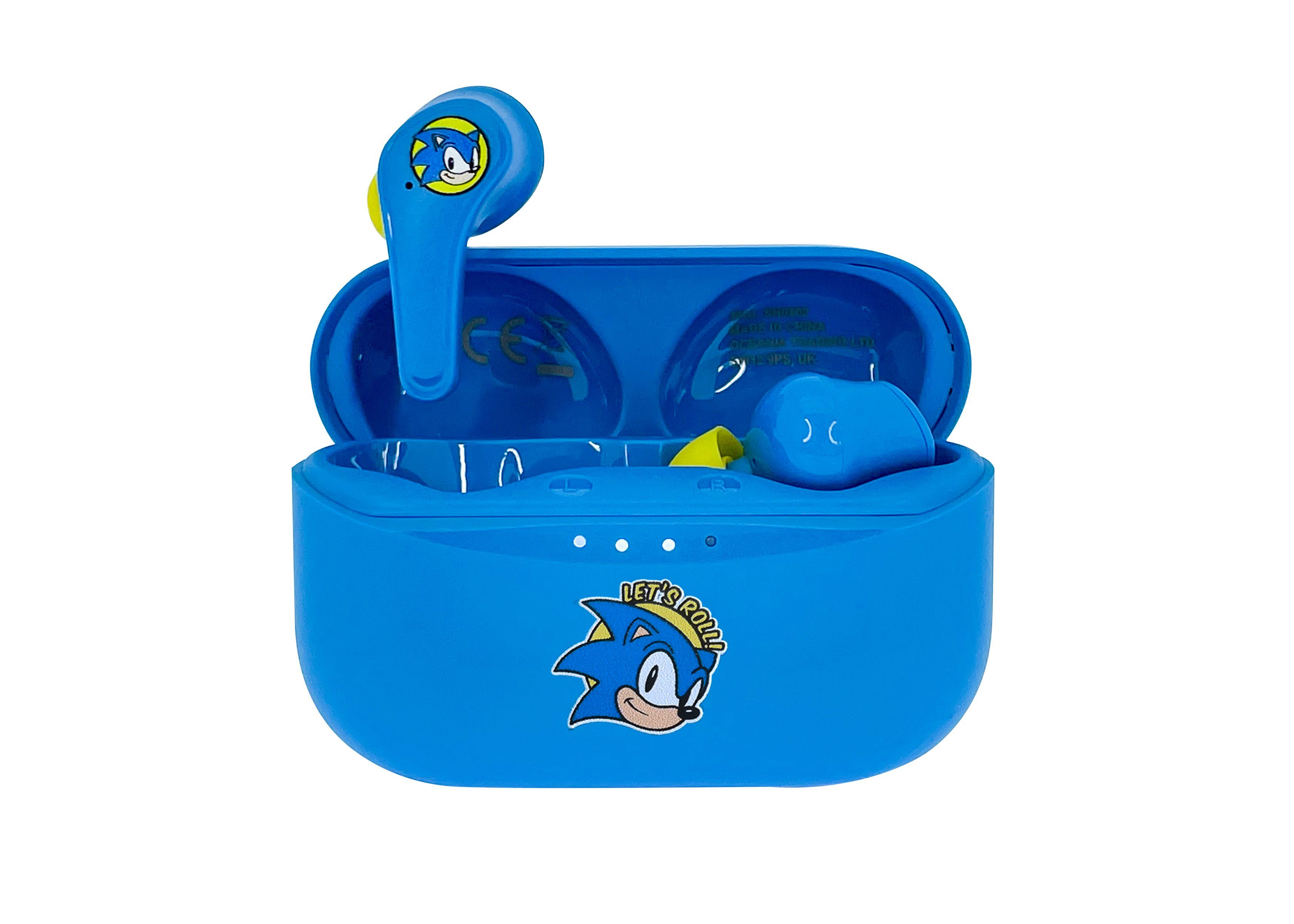 OTL Sonic the Hedgehog Bluetooth 5.0 Kinderkopfhörer mit Ladebox Bluetooth-Kopfhörer (Bluetooth, True Wireless)