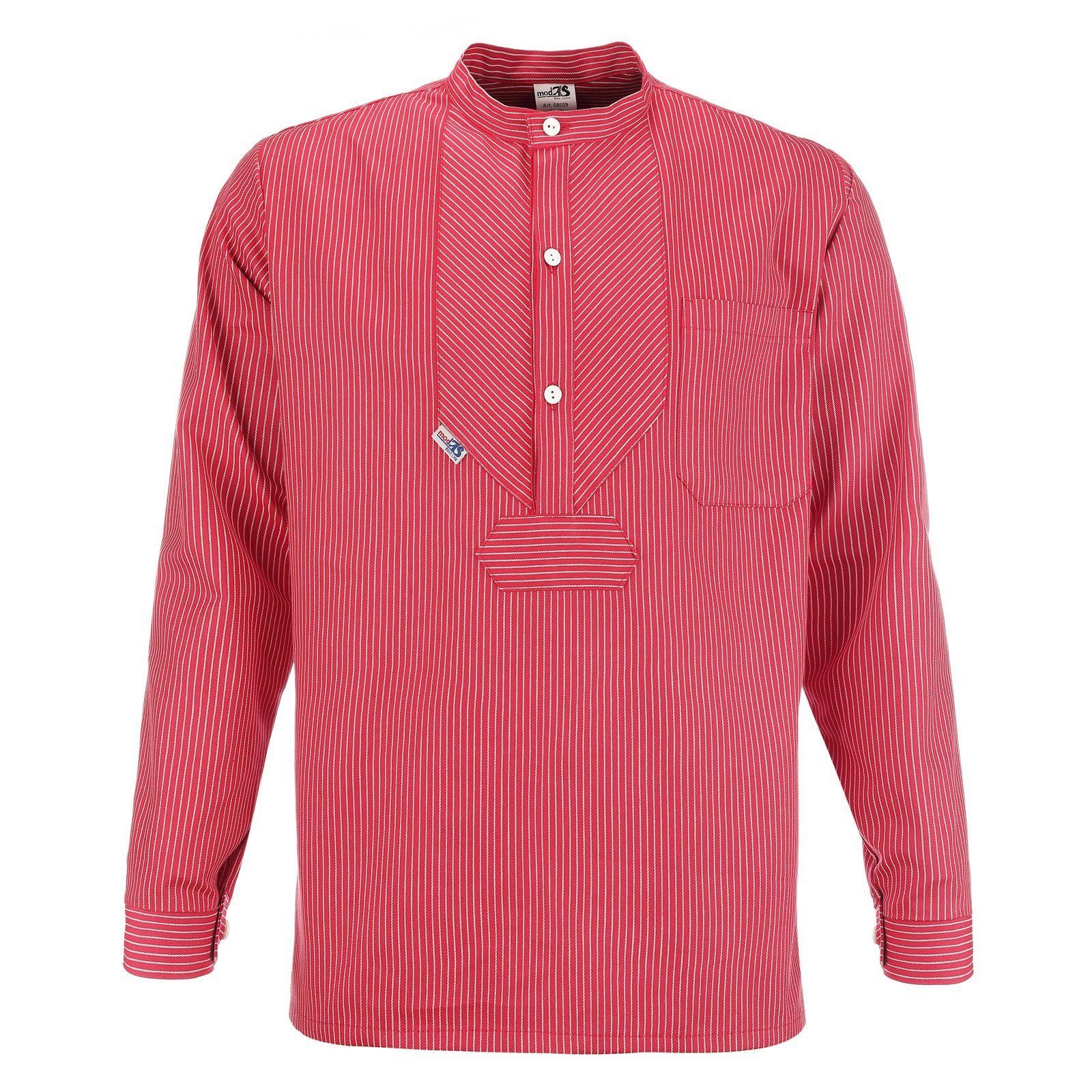 modAS Langarmhemd modAS Unisex Fischerhemd Basic günstig online kaufen