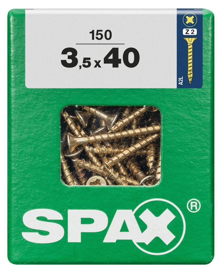 Holzbauschraube SPAX x Spax 40 PZ mm 2 Universalschrauben 150 - 3.5